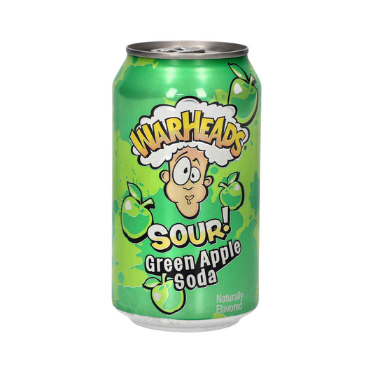 Warheads Green Apple Sour Soda (12x330ml)