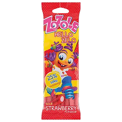 Zozole Hello Zelo Sour Strawberry (32x75g)