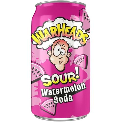 Warheads Watermelon Sour Soda (12x330ml)