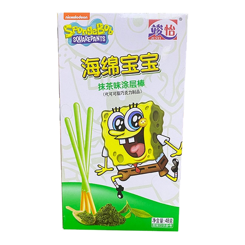 Spongebob Coated Stick Matcha (36x21g)