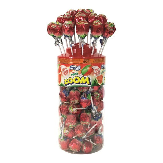 Vidal Watermelon Zoom Lollies (1x1043g)