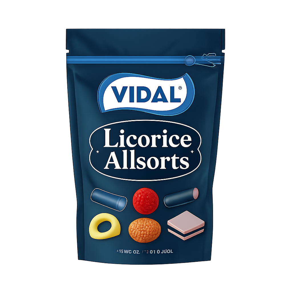 Vidal Licorice Allsorts (10x180g)