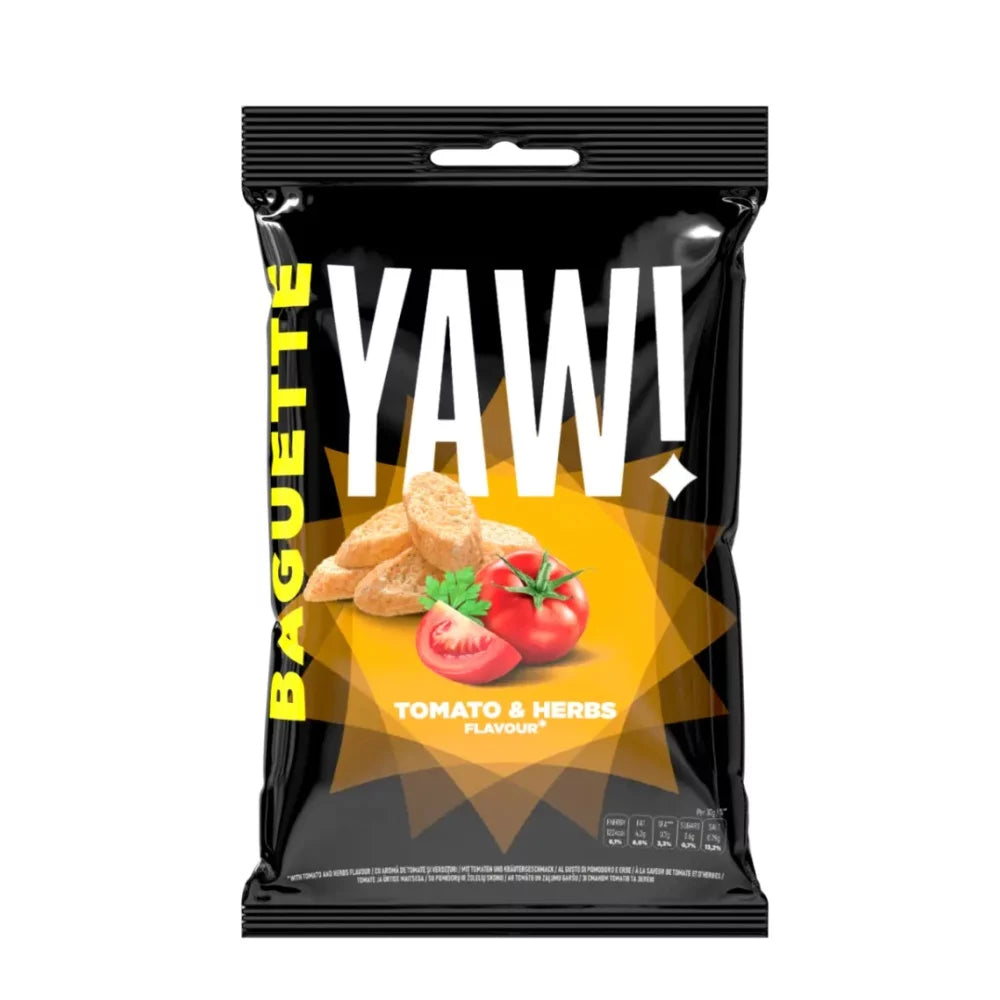 YAW Tomato & Herbs Baugette Snack (32x50g)
